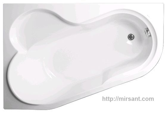 Акриловая ванна VagnerPlast Selena   147*100*43 L,R