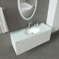 Столешница с умывальником КВАДРО искусственный камень Marsan MARSEL 1200x500