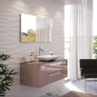 Столешница с умывальником КВАДРО искусственный камень Marsan OSCAR 1200x480