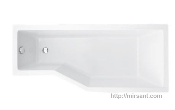 Ванна акриловая асимметричная Integra 170х75 L/R