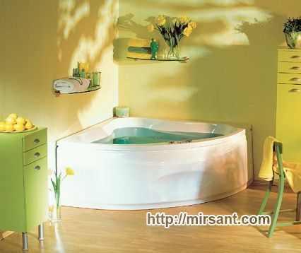 Акриловая ванна Pool Spa Francja XL 150*150 с ножками