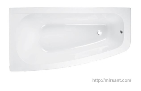 Ванна акриловая асимметричная Luna 150х80 L/R || 