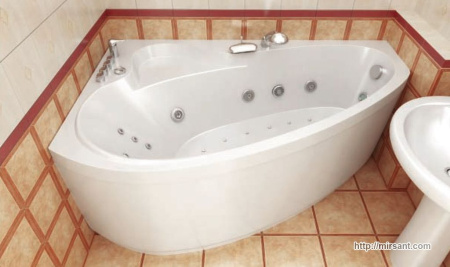Акриловая ванна Тритон Пеарл - Шелл 160*104*61 (R,L)
