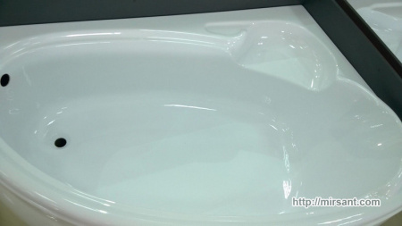Ванна акриловая асимметричная FINEJA NOVA Maxi 170х110 L/R || 