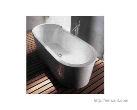 Акриловая ванна Duravit Starck 180*80 с ножками и панелью
